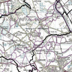 Map of Whitegate and Marton Parish